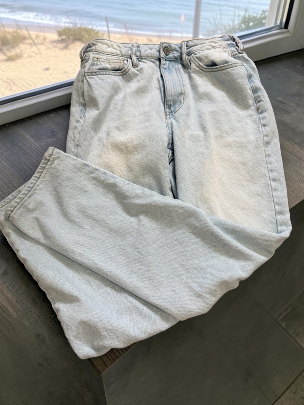 PacSun Mom Jeans Light Wash High Rise Size 29